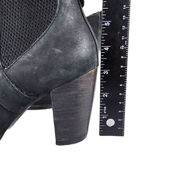 UGG- Women’s Cobie Leather Suede Black Pull On Booties Size 7.5 - Picture 14 of 15